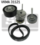 SKF Keilrippenriemensatz VKMA 31121