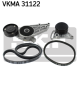 SKF Keilrippenriemensatz VKMA 31122