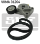 SKF Keilrippenriemensatz VKMA 31204