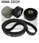SKF Keilrippenriemensatz VKMA 32039