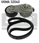 SKF Keilrippenriemensatz VKMA 32040