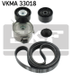 SKF Keilrippenriemensatz VKMA 33018