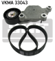 SKF Keilrippenriemensatz VKMA 33043