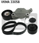 SKF Keilrippenriemensatz VKMA 33058