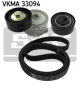 SKF Keilrippenriemensatz VKMA 33094