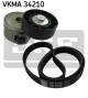 SKF Keilrippenriemensatz VKMA 34210
