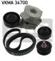 SKF Keilrippenriemensatz VKMA 34700