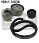 SKF Keilrippenriemensatz VKMA 36038