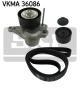 SKF Keilrippenriemensatz VKMA 36086