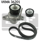 SKF Keilrippenriemensatz VKMA 36201