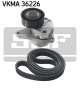 SKF Keilrippenriemensatz VKMA 36226