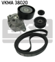 SKF Keilrippenriemensatz VKMA 38020