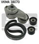 SKF Keilrippenriemensatz VKMA 38070