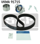 SKF Zahnriemensatz VKMA 91715