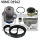 SKF Wasserpumpe + Zahnriemensatz VKMC 01942