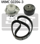 SKF Wasserpumpe + Zahnriemensatz VKMC 02204-3
