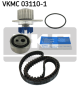 SKF Wasserpumpe + Zahnriemensatz VKMC 03110-1