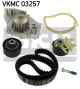 SKF Wasserpumpe + Zahnriemensatz VKMC 03257