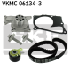 SKF Wasserpumpe + Zahnriemensatz VKMC 06134-3