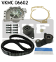SKF Wasserpumpe + Zahnriemensatz VKMC 06602