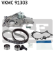 SKF Wasserpumpe + Zahnriemensatz VKMC 91303