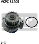SKF Wasserpumpe, Motorkühlung VKPC 81205