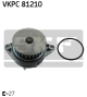 SKF Wasserpumpe, Motorkühlung VKPC 81210