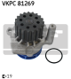 SKF Wasserpumpe, Motorkühlung VKPC 81269