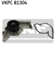 SKF Wasserpumpe, Motorkühlung VKPC 81304