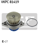 SKF Wasserpumpe, Motorkühlung VKPC 81419