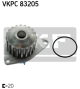 SKF Wasserpumpe, Motorkühlung VKPC 83205