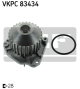 SKF Wasserpumpe, Motorkühlung VKPC 83434
