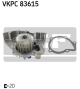 SKF Wasserpumpe, Motorkühlung VKPC 83615