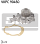 SKF Wasserpumpe, Motorkühlung VKPC 90450