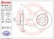 BREMBO Bremsscheibe 08.6918.11