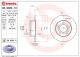 BREMBO Bremsscheibe 08.9083.11