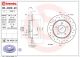 BREMBO Bremsscheibe 08.A029.2X