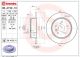 BREMBO Bremsscheibe 08.A150.11