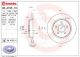 BREMBO Bremsscheibe 08.A725.11