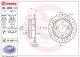 BREMBO Bremsscheibe 08.A869.1X