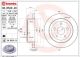 BREMBO Bremsscheibe 08.B529.21