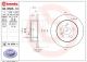 BREMBO Bremsscheibe 08.B566.11