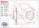 BREMBO Bremsscheibe 09.9614.14