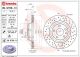 BREMBO Bremsscheibe 09.9768.1X