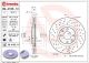 BREMBO Bremsscheibe 09.A185.1X