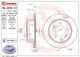 BREMBO Bremsscheibe 09.A453.11
