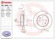 BREMBO Bremsscheibe 09.A606.10