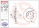 BREMBO Bremsscheibe 09.A707.11