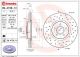 BREMBO Bremsscheibe 09.A728.1X