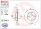 BREMBO Bremsscheibe 09.A968.21